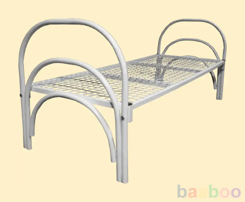 Недорогие металлические кровати для рабочих и строителей в бытовки