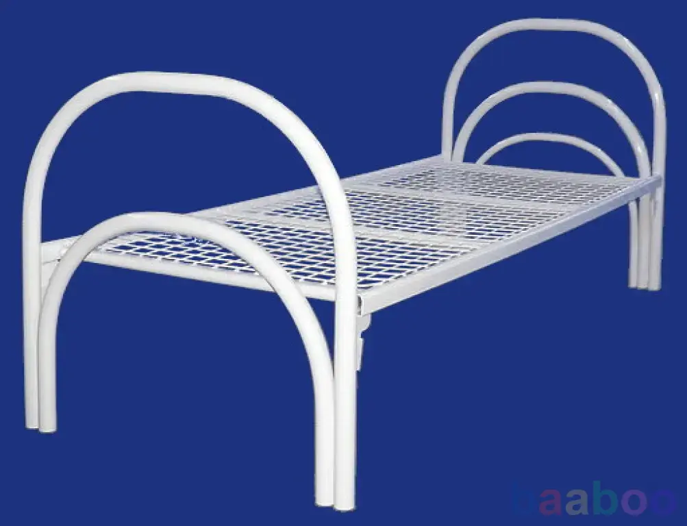 Недорогие металлические кровати для рабочих и строителей в бытовки