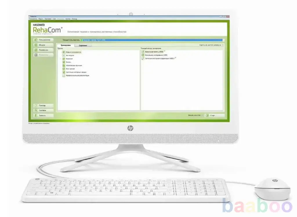 Пк с программами когнитивной реабилитации